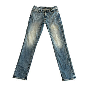 American Eagle Jeans Mens Boys Size 30x30 Slim Fit Airflex Blue Stretch Denim